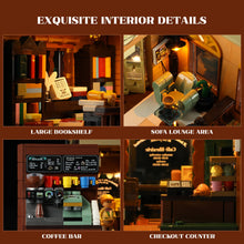 Lade das Bild in den Galerie-Viewer, Funwhole F9031 - Book Cafe - Bookstore m. Beleuchtung - Neu - 1718 Teile - OVP
