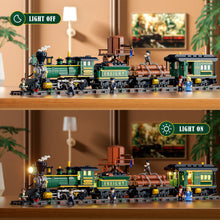 Lade das Bild in den Galerie-Viewer, Funwhole F9036 - Western Freight Train m. Beleuchtung - Neu - 1524 Teile - OVP
