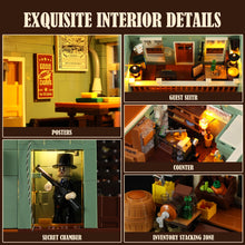 Lade das Bild in den Galerie-Viewer, Funwhole F9057 - Western General Store m. Beleuchtung - Neu - 1895 Teile - OVP
