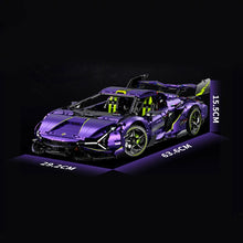 Lade das Bild in den Galerie-Viewer, Guly/Kbox - 10635 - Lamborghini Purple Bull - Neu - 3654 Teile - OVP
