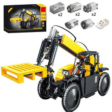 Lade das Bild in den Galerie-Viewer, Happy Build YC-22008 - Gabelstapler inkl. Motor und RC- Neu - 1458 Teile - OVP
