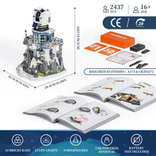 Lade das Bild in den Galerie-Viewer, Lumibricks L9091 - Alpine Observatory + Licht - Neu - 2437 Teile - OVP
