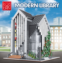 Lade das Bild in den Galerie-Viewer, Mork 011001 - Modern Library mit Beleuchtung - Neu - 2789 Teile - OVP
