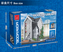 Lade das Bild in den Galerie-Viewer, Mork 011001 - Modern Library mit Beleuchtung - Neu - 2789 Teile - OVP
