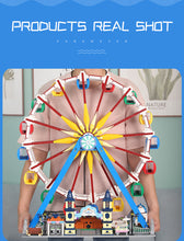 Lade das Bild in den Galerie-Viewer, Mould King 11006 - Ferris Wheel mit Beleuchtung, Motor und RC - Neu - 3836 Teile - OVP
