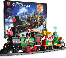 Lade das Bild in den Galerie-Viewer, Mould King 12012 - Weihnachtszug mit Beleuchtung und RC - Neu - 1504 Teile - OVP
