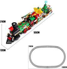 Lade das Bild in den Galerie-Viewer, Mould King 12012 - Weihnachtszug mit Beleuchtung und RC - Neu - 1504 Teile - OVP
