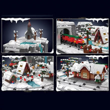 Lade das Bild in den Galerie-Viewer, Mould King 12029 - Eisenbahn mit Winterlandschaft mit RC - Neu - 4234 Teile - OVP
