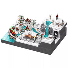 Lade das Bild in den Galerie-Viewer, Mould King 12029 - Eisenbahn mit Winterlandschaft mit RC - Neu - 4234 Teile - OVP
