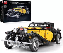 Lade das Bild in den Galerie-Viewer, Mould King 13080D - Bugatti T50 Oldtimer - Motor+RC - Neu - 3564 Teile - OVP
