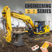 Lade das Bild in den Galerie-Viewer, Mould King 13112 - Bagger / Exavater inkl. Motor und RC - Neu - 1830 Teile - OVP
