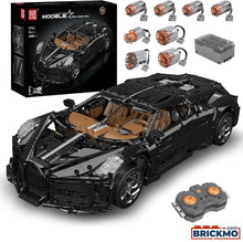 Lade das Bild in den Galerie-Viewer, Mould King 13163 - La Voiture Noire Sportwagen mit Motor - Neu - 4688 Teile - OVP
