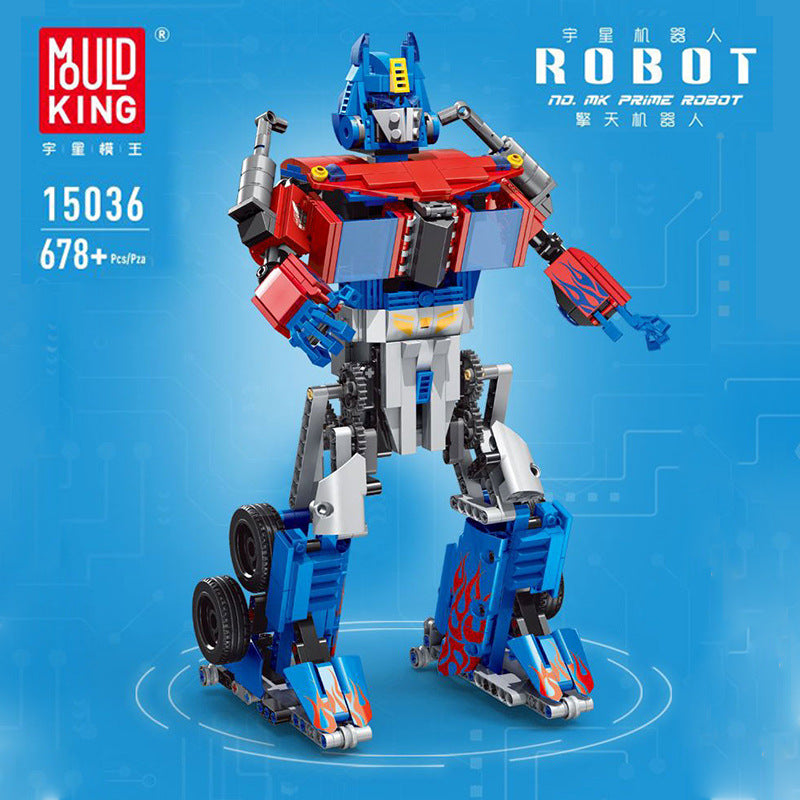 Mould King 15036 - Optimus Prime Roboter - RC mit Motor - Neu - 678 Te ...