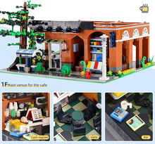 Lade das Bild in den Galerie-Viewer, Mould King 16004 - The Cafe mit Beleuchtung - Neu - 3430 Teile - OVP
