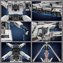 Lade das Bild in den Galerie-Viewer, Mould King 17007 - Liebherr LTM 11200 Kran inkl. Motor und RC - weiß - Neu - 8506 Teile - OVP
