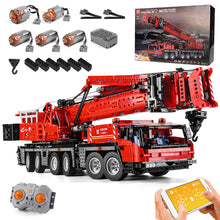 Lade das Bild in den Galerie-Viewer, Mould King 17013 - Schwerlastkran inkl. Motor und RC - Neu - 4460 Teile - OVP

