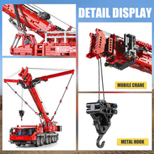 Lade das Bild in den Galerie-Viewer, Mould King 17013 - Schwerlastkran inkl. Motor und RC - Neu - 4460 Teile - OVP
