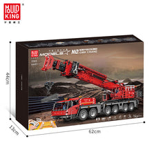 Lade das Bild in den Galerie-Viewer, Mould King 17013 - Schwerlastkran inkl. Motor und RC - Neu - 4460 Teile - OVP
