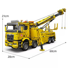 Lade das Bild in den Galerie-Viewer, Mould King 17028 - Road Rescue Truck - Abschleppwagen inkl. Motor und RC - Neu - 4883 Teile - OVP
