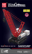 Lade das Bild in den Galerie-Viewer, Mould King 17046 - Raupenkran Wacker 16000 inkl. Motor und RC - Neu - 4494 Teile - OVP
