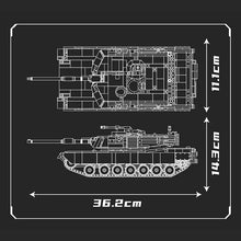 Lade das Bild in den Galerie-Viewer, Mould King 20033 - M1A2 Panzer - Tank - Neu - 1168 Teile - OVP
