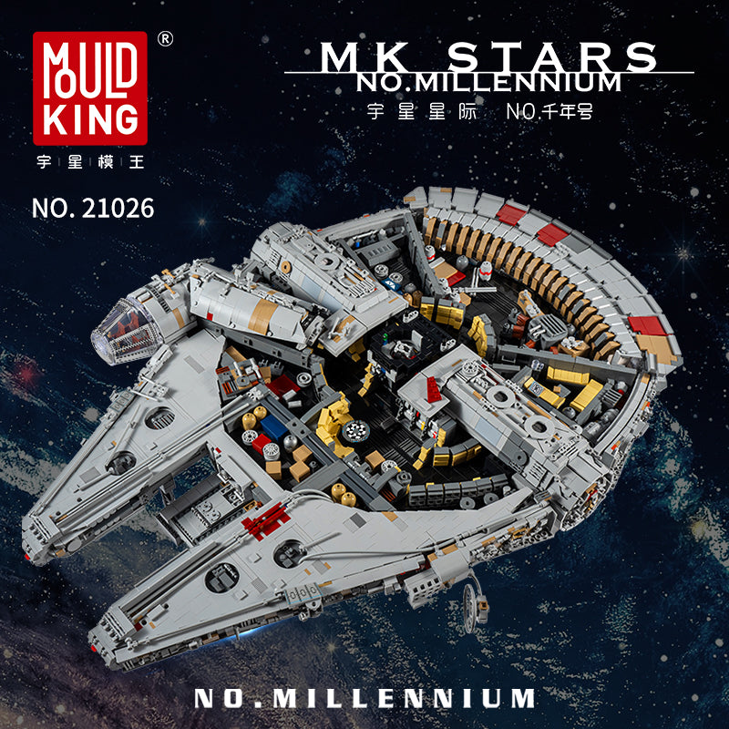 Mould King 21026 -UCS Millenium Falcon MOC - Neu - 12688 Teile - OVP