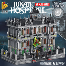Lade das Bild in den Galerie-Viewer, Panlos 613002 - Arkham Asylum - Lunatic Hospital - Neu - 7499 Teile - OVP

