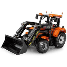 Lade das Bild in den Galerie-Viewer, Reobrix 22024 - Frontlader Traktor inkl. Motor - Neu - 1496 Teile - OVP
