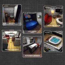 Lade das Bild in den Galerie-Viewer, Reobrix 66103 -  Luxusyacht - Neu - 4421 Teile - OVP
