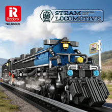 Lade das Bild in den Galerie-Viewer, Reobrix 66805 - Dampflokomotive - Neu - 2982 Teile - OVP
