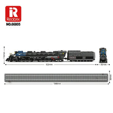 Lade das Bild in den Galerie-Viewer, Reobrix 66805 - Dampflokomotive - Neu - 2982 Teile - OVP
