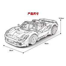 Lade das Bild in den Galerie-Viewer, Jiestar / Small Angle JD018 - Ferrari F8  - Neu - 3781 Teile - OVP
