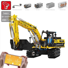 Lade das Bild in den Galerie-Viewer, TGL T4001 - Excavator - Bagger - RC m. Motor - Neu - 2068 Teile - OVP
