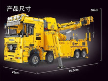 Lade das Bild in den Galerie-Viewer, TGL T4017 -  Fire Rescue Vehicle - RC - gelb - Neu - 4960 Teile - OVP
