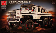 Lade das Bild in den Galerie-Viewer, TGL T5020 - Mercedes Benz G63 AMG 6X6 weiß - Neu - 3171 Teile - OVP
