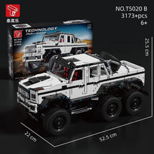 Lade das Bild in den Galerie-Viewer, TGL T5020 - Mercedes Benz G63 AMG 6X6 weiß - Neu - 3171 Teile - OVP
