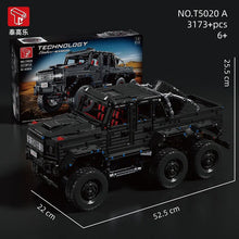 Lade das Bild in den Galerie-Viewer, TGL T5020 - Mercedes Benz G63 AMG 6X6 schwarz - Neu - 3171 Teile - OVP
