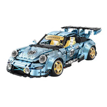 Lade das Bild in den Galerie-Viewer, TGL T5036 - 911 Cabrio Sports Car blau - Neu - 2368 Teile - OVP
