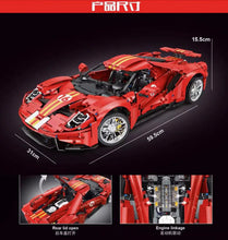 Lade das Bild in den Galerie-Viewer, TGL T5042 - Ford GT 1:8 Sports Car rot - Neu - 3056 Teile - OVP

