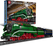 Lade das Bild in den Galerie-Viewer, Mould King 12007 - Deutscher Schnellzug mit Motor, RC und Beleuchtung - Neu - 2348 Teile - OVP
