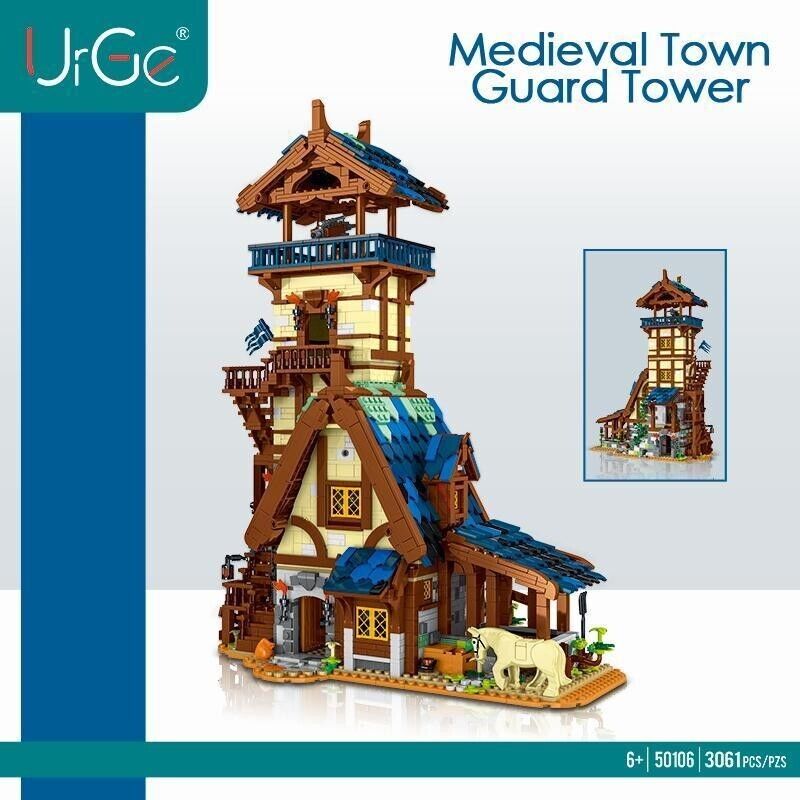 UrGe 50106 - Medieval Watch Tower - Neu - 3061 Teile - OVP