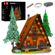 Lade das Bild in den Galerie-Viewer, Mould King 16053 - Cabin in the Wood mit Licht- Neu - 3398 Teile - OVP
