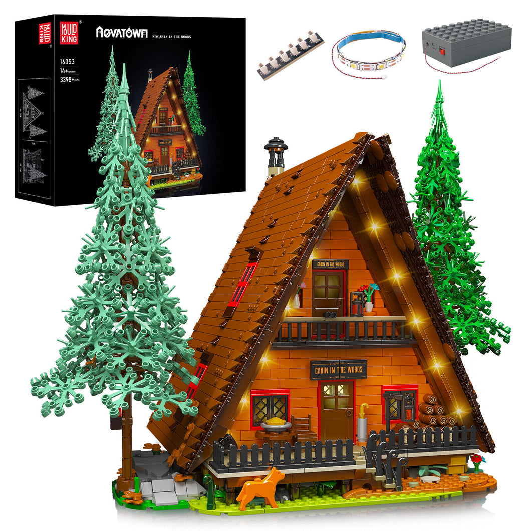 Mould King 16053 - Cabin in the Wood mit Licht- Neu - 3398 Teile - OVP