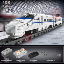 Lade das Bild in den Galerie-Viewer, Mould King 12002 - RC CRH2 High-Speed-Train mit Motor und Schienen freeshipping - Happybausteine
