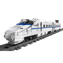 Lade das Bild in den Galerie-Viewer, Mould King 12002 - RC CRH2 High-Speed-Train mit Motor und Schienen freeshipping - Happybausteine
