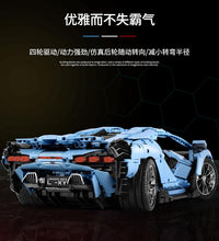 Lade das Bild in den Galerie-Viewer, Mould King 13056S - Lamborghini Sian Blau - Neu - 3819 Teile - OVP
