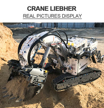 Lade das Bild in den Galerie-Viewer, Mould King 13130S - Terex/Liebherr RH400 Raupenbagger inkl. Motor und RC - Neu - 4265 Teile - OVP
