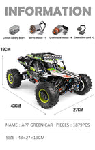 Lade das Bild in den Galerie-Viewer, Mould King 18002 - 4x4 Off-Roader Buggy - Neu - 1879 Teile inkl. RC und Motor - OVP
