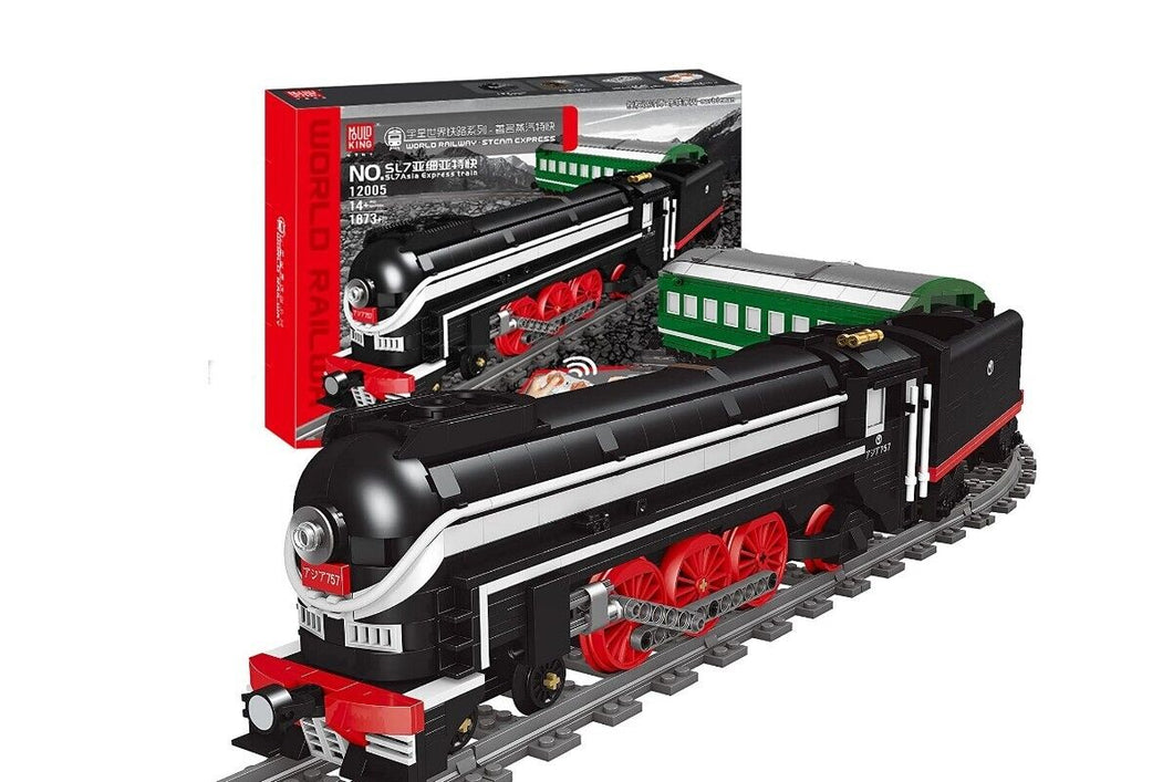Mould King 12005 - RC SL7 Asia Express mit Motor, RC und Beleuchtung - Neu - 1873 Teile - OVP