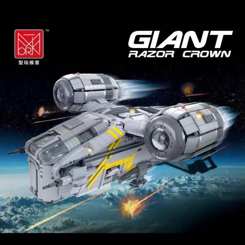 Mork 032002 - Giant Razor Crest MOC - Neu - 4453 Teile - OVP